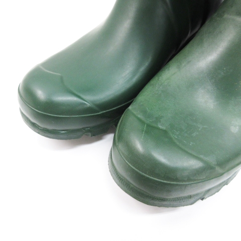 ハンター HUNTER レイン ブーツ 長靴 ラバー グリーン系 4 23cm □ECS