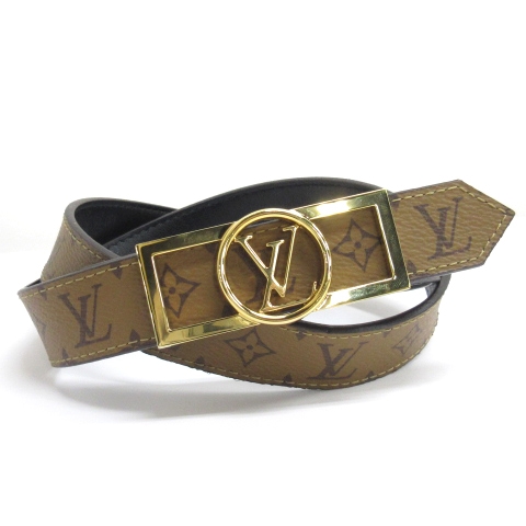 ルイ・ヴィトン ベルト ドーフィーヌ 25MM 低 リバーシブル ベルト 