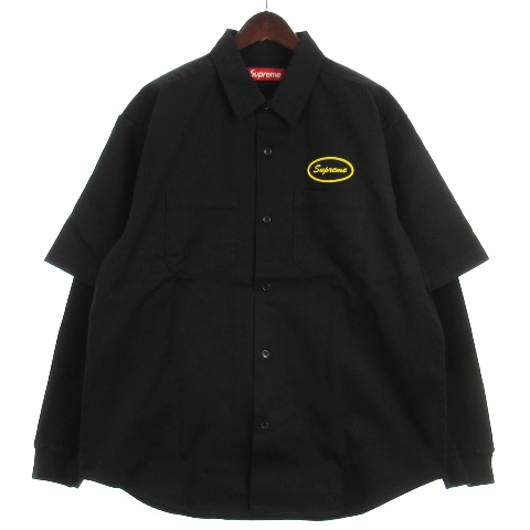 シュプリーム SUPREME 23FW Thermal Sleeve work Shirt サーマル 