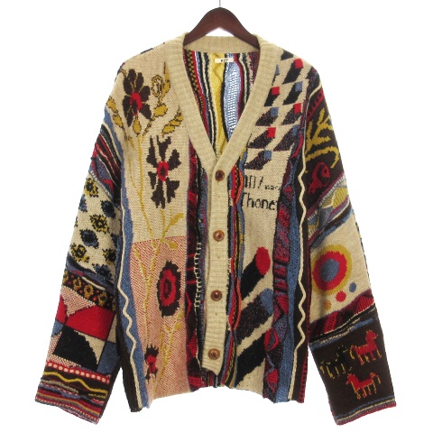 コッキ KHOKI 22AW Suzani 3D knit 3Dニット カーディガン 総柄 22aw-k  