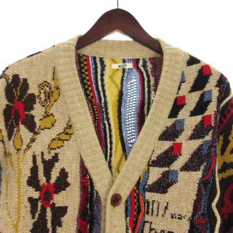 コッキ KHOKI 22AW Suzani 3D knit 3Dニット カーディガン 総柄 22aw-k  