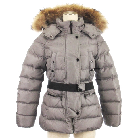 モンクレール MONCLER GENE ダウン ジャケット フーディ グレー系 12Y 