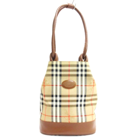 バーバリーズ Burberrys ヴィンテージ 巾着 ショルダー バッグ ハンド  