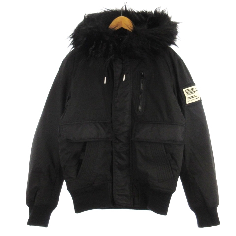 ディーゼル DIESEL ウィンター ジャケット 中綿 フーディ フェイク 