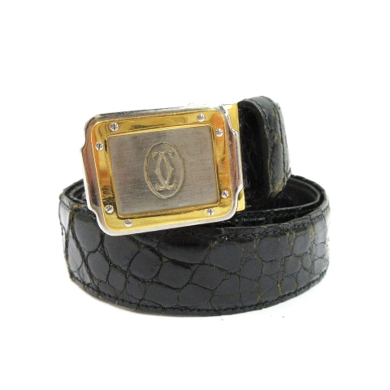 Cartier(カルティエ)トーチェ用 クロコダイル革ベルト CRF000592