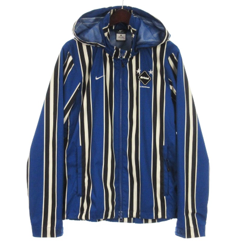 ナイキ NIKE × FCRB F.C.Real Bristol ストライプ ジャケット パーカー 