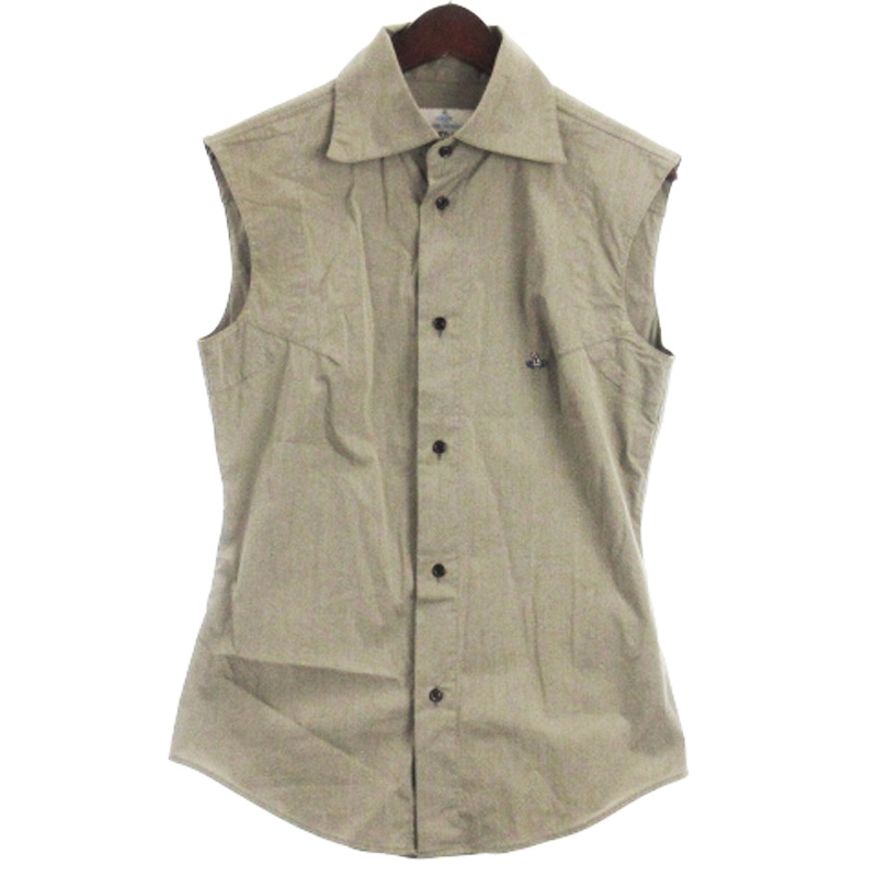 VivienneWestwood anglomania ノースリーブシャツ S ヴィヴィアンのノースリーブシャツ