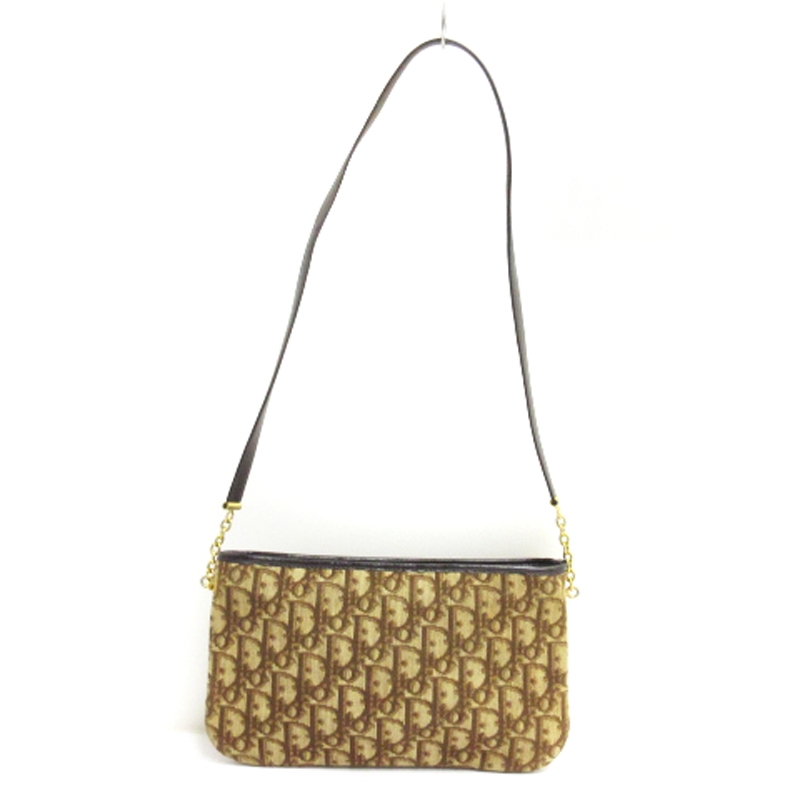 Christian Dior ディオール フランス製 トロッタークラッチバッグ  