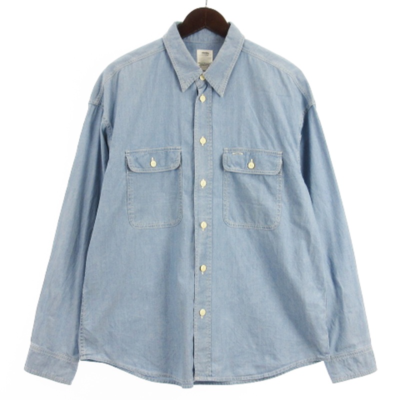 ビズビム VISVIM LUMBER SHIRT ランバー シャツ シャンブレー  