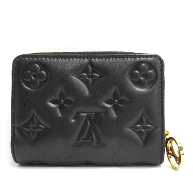 LOUIS VUITTON 二つ折り財布 ラムレザー ポルトフォイユ ルー A