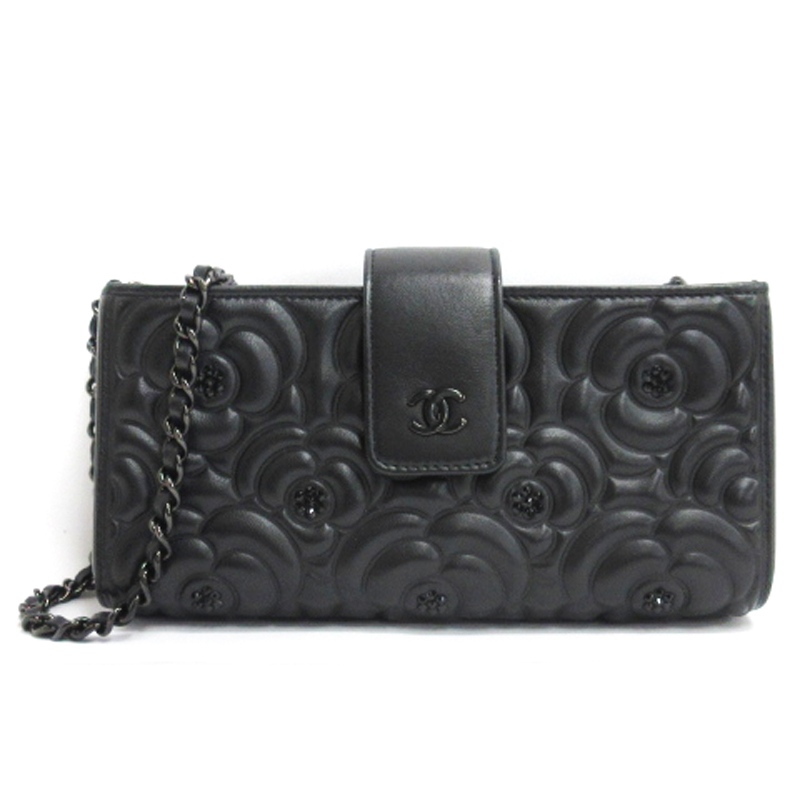 シャネル CHANEL カメリア ココマーク チェーンポシェット ショルダー 