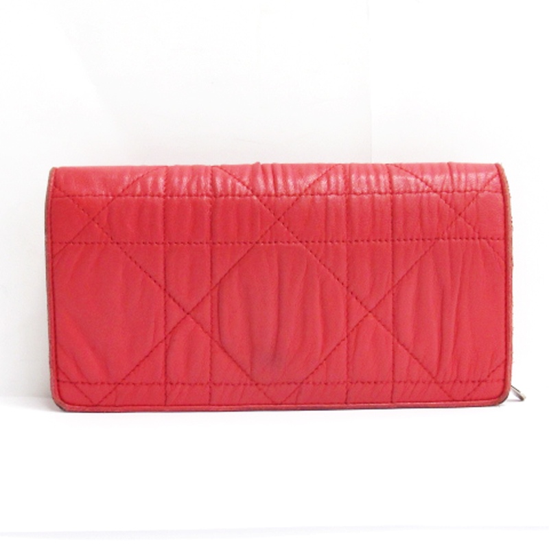 Christian Dior 二つ折り財布 レッド 希少✨ Dior ディオール 財布 二