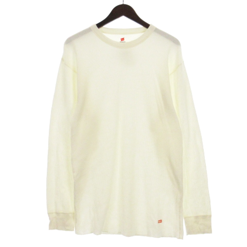 Supreme 長袖カットソー XL ホワイト Supreme ロゴ ロングTシャツ