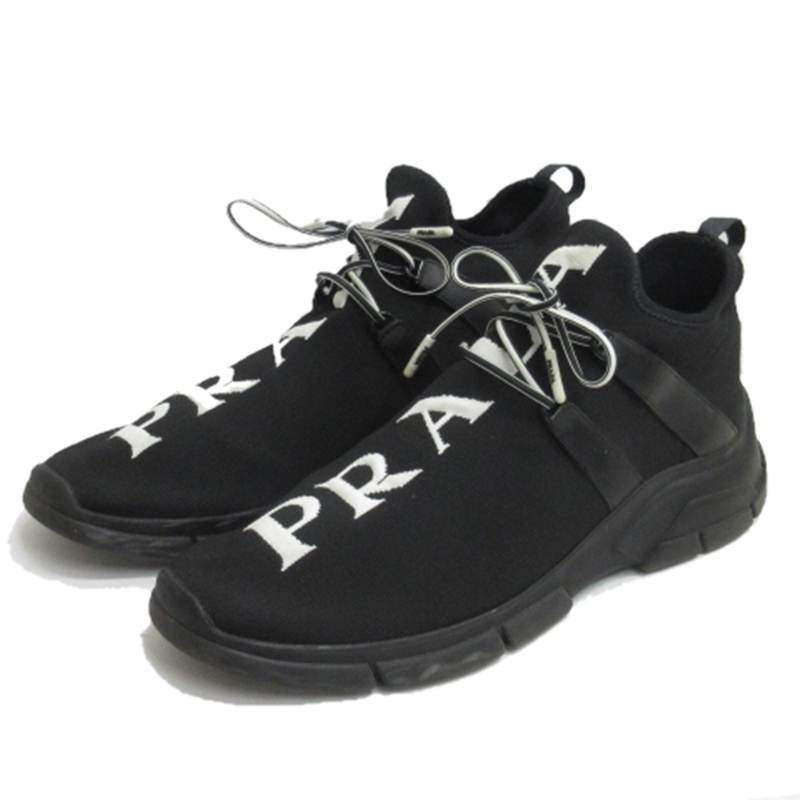 プラダ ニットファブリックスニーカー サイズ6 プラダ ニット