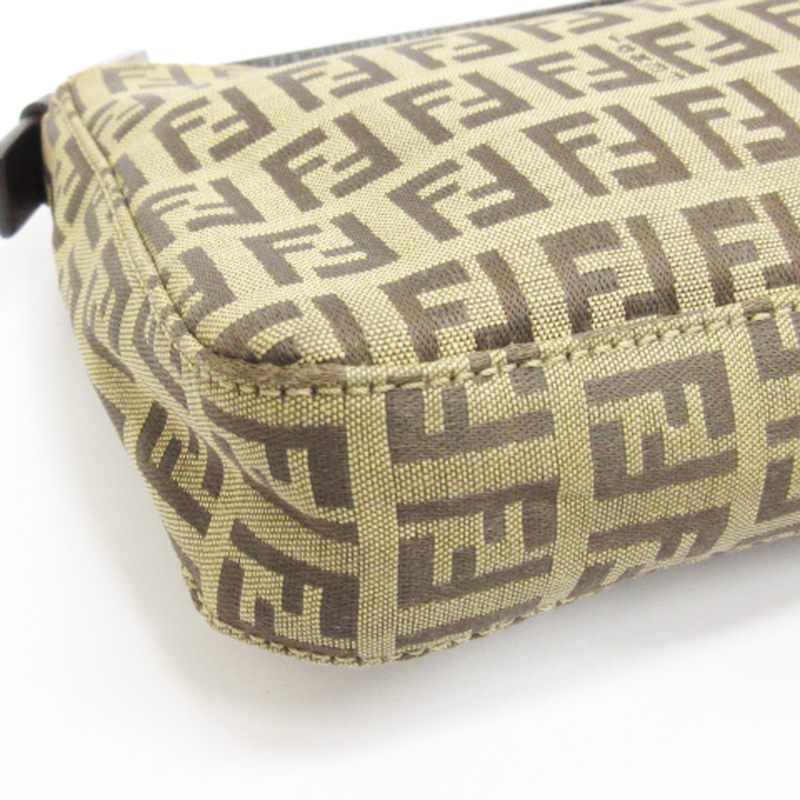 FENDI フェンディワンショルダー バッグ ズッカ 8BR042 ブラウン