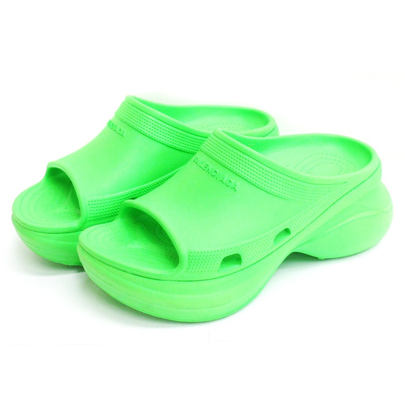 バレンシアガ BALENCIAGA × クロックス CROCS Pool Crocs SLIDE RUB  