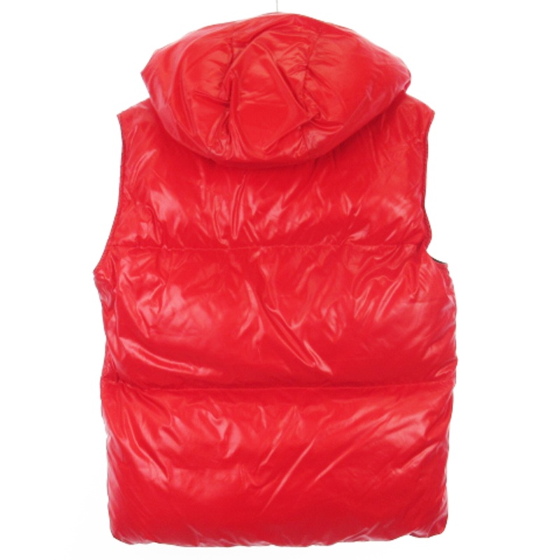 モンクレール MONCLER AGNEAUX ダウン ベスト ロゴ フーディ 