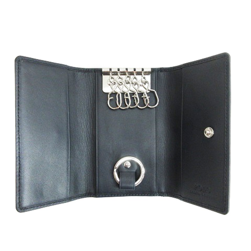 POLO RALPH LAUREN 5連 キーケース ブラック レザー