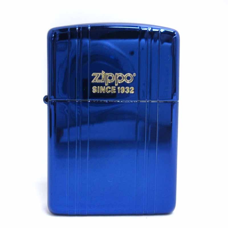 【新品・】ジッポー/ＺＩＰＰＯ/Ｕ．Ｓ．Ａ　青
