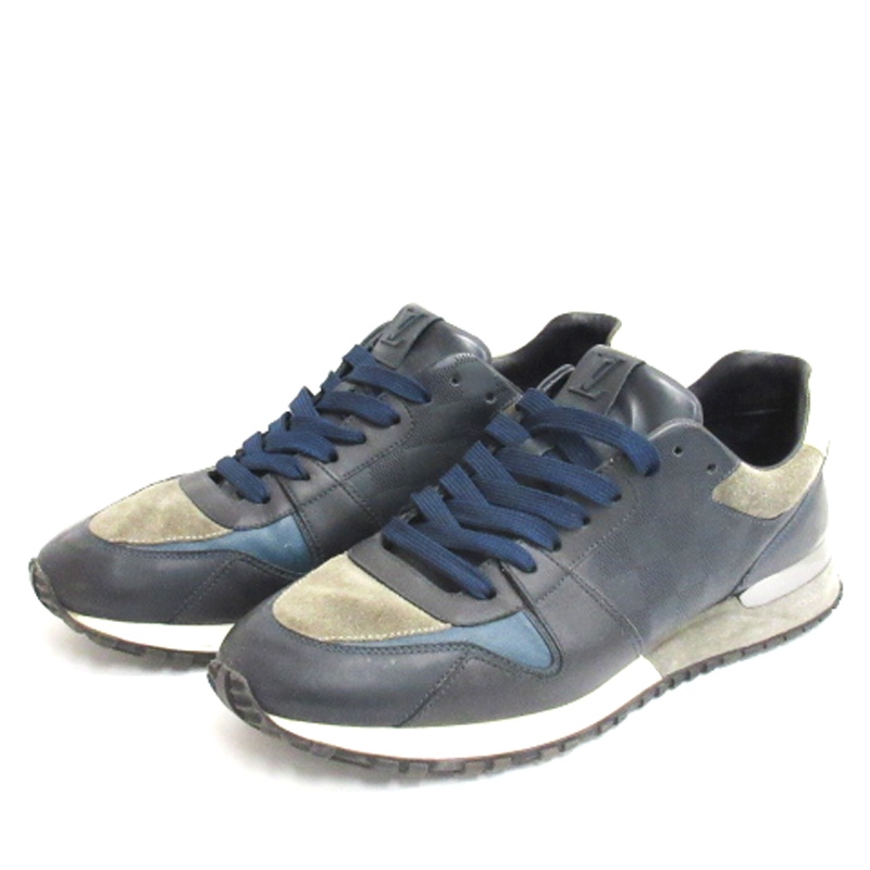 ルイヴィトン LOUIS VUITTON ダミエ ランウェイライン スニーカー  