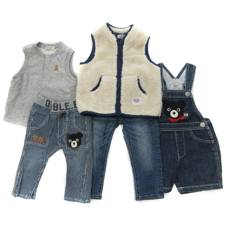 ミキハウス ダブルビー ダブルB MIKIHOUSE DOUBLE.B 5点セット デニム 