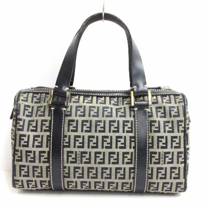 フェンディ FENDI ズッキーニ柄 ズッカ柄 ハンドバッグ イタリア製 
