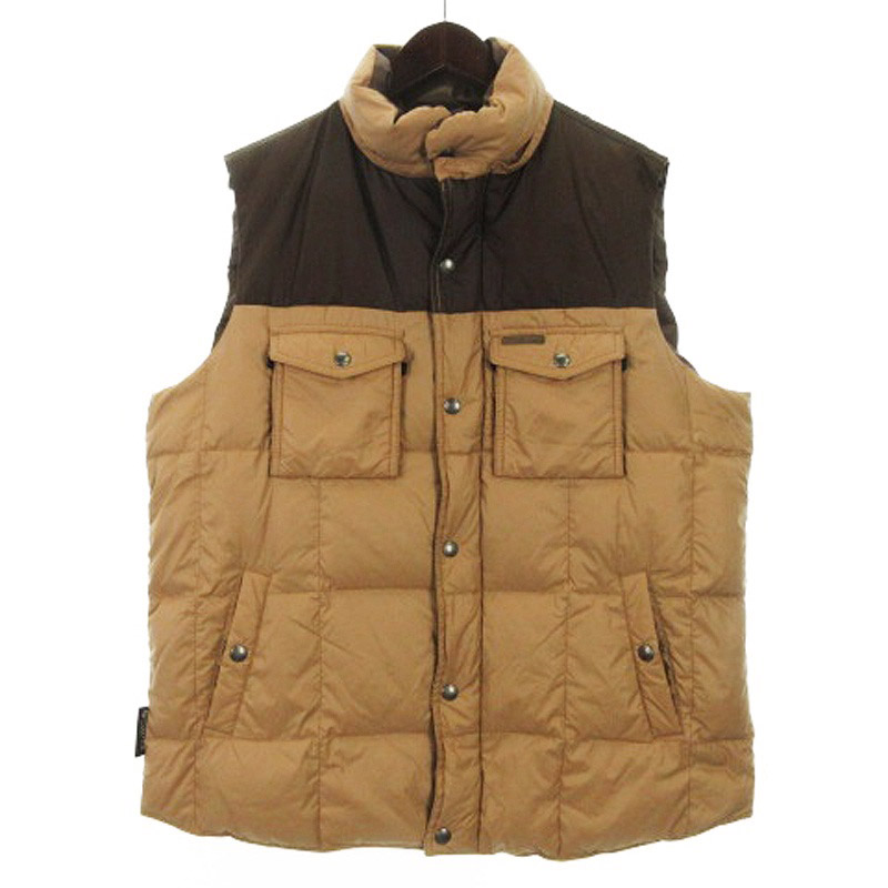 Patagonia ダウンベスト ベージュ/ブラウン（patagoniaのダウン