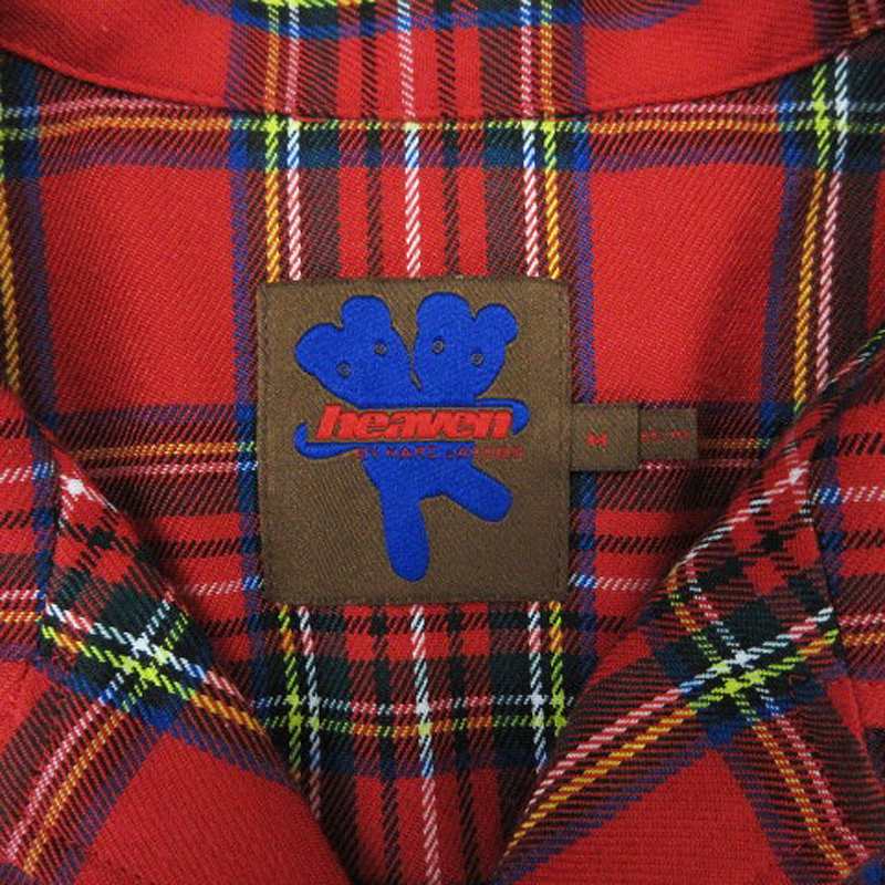 heaven marc jacobs ダウン　ベスト　チェック　赤　カーキ heaven marc jacobs ダウン ベスト チェック 赤 カーキ