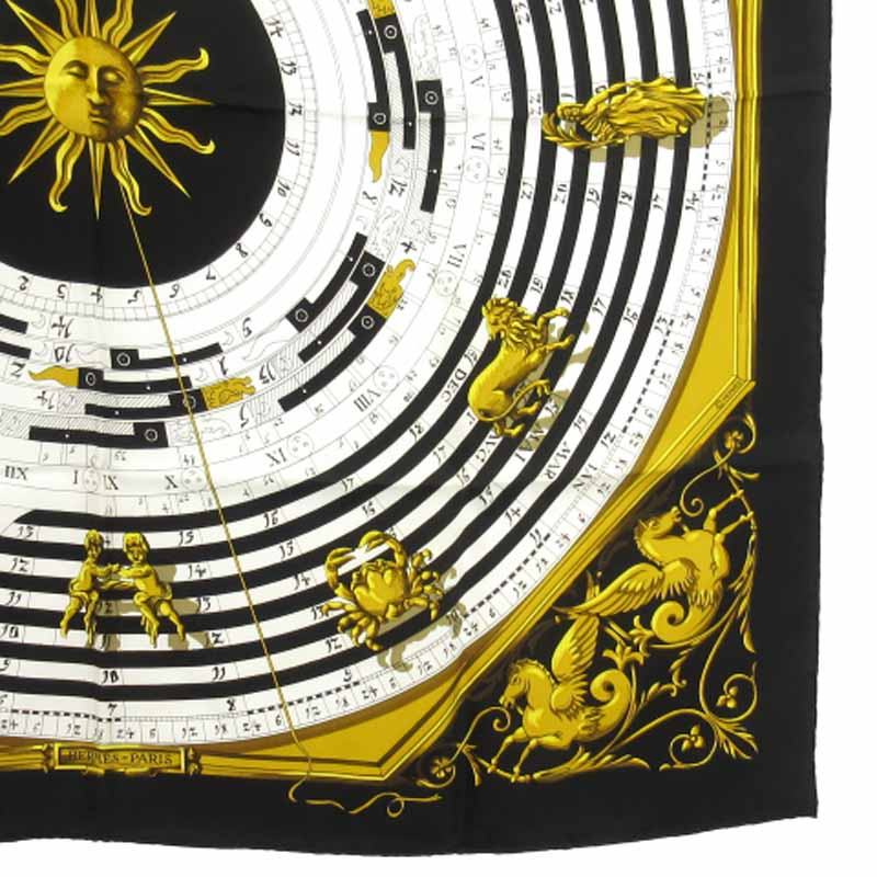 エルメス HERMES DIES ET HORE 占星術 カレ 90 スカーフ シルク
