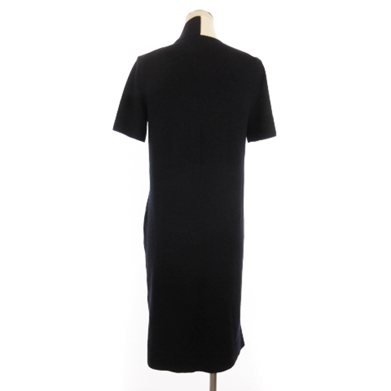 トリーバーチ TORY BURCH ニット ワンピース ひざ丈 半袖 ボウタイ  