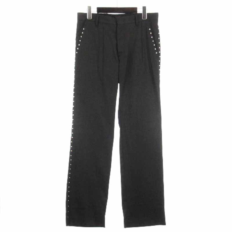 05AW 激レア アーカイブ アンダーカバー スタッズ付 読み取れよ レザー  