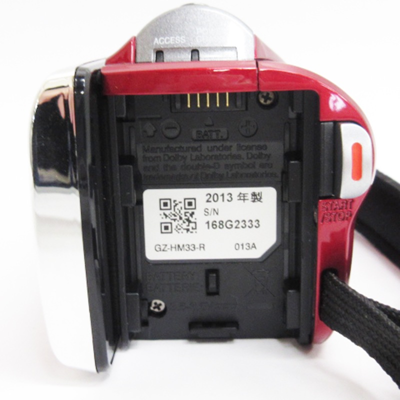 JVC ケンウッド Everio FULL HD ビデオカメラ GZ-HM33 レッド その他