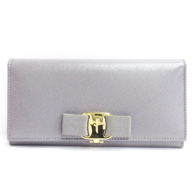 サルヴァトーレフェラガモ Salvatore Ferragamo ヴァラリボン 長財布 