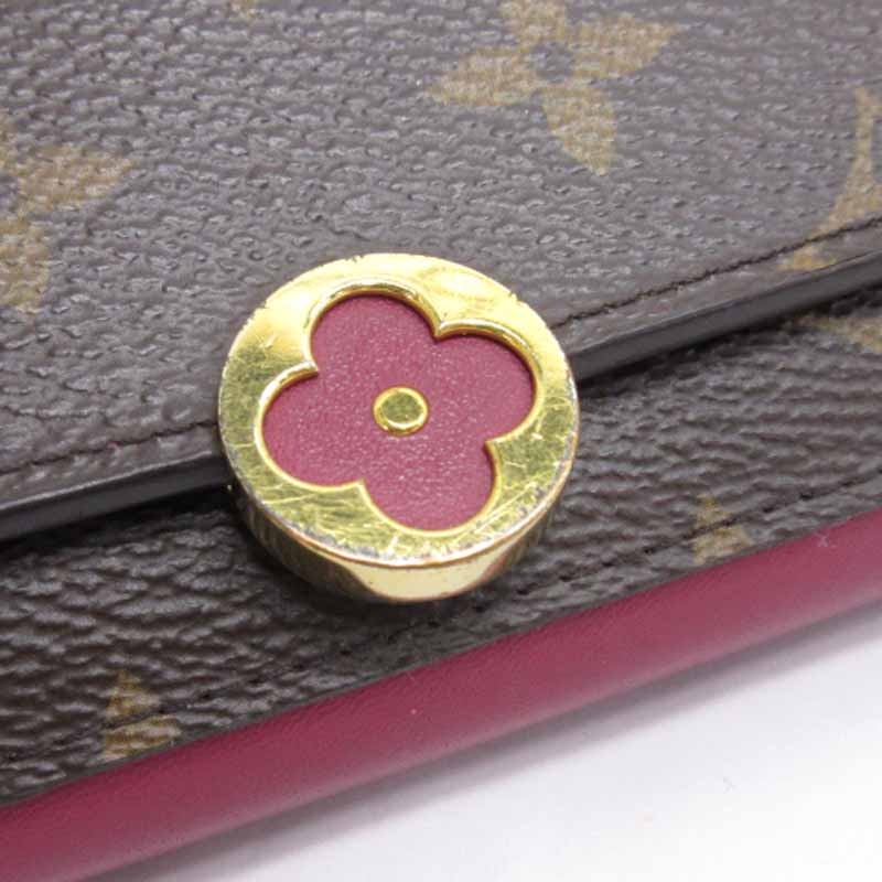 ルイヴィトン LOUIS VUITTON モノグラム ポルトフォイユ フロール  