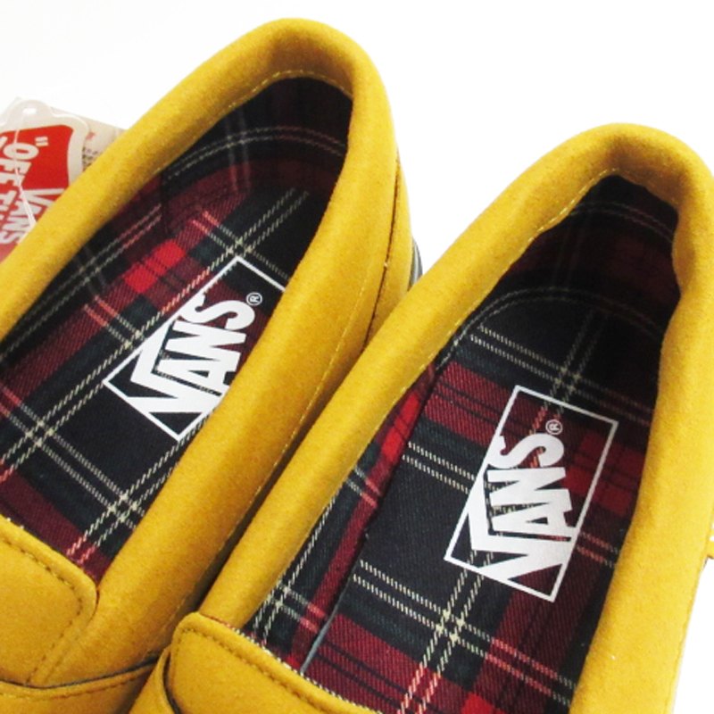 VANS×FUDGE・コラボ/ローファー マスタード 未使用品 バンズ VANS × FUDGE タグ付き LOAFER ローファー
