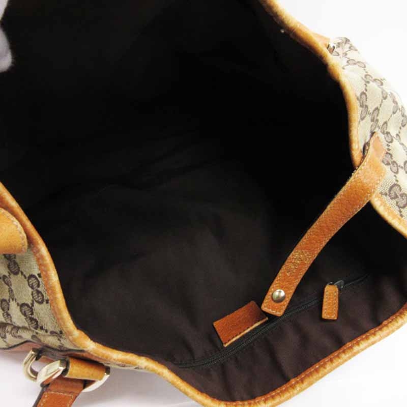 1円 ■極美品■ GUCCI グッチ 154395 482794 GGキャンバス×レザー ゴールド金具 ハンドバッグ ショルダーバッグ ブラック D8828Uh グッチ GUCCI GGキャンバス トートバッグ ワンショルダーバッグ