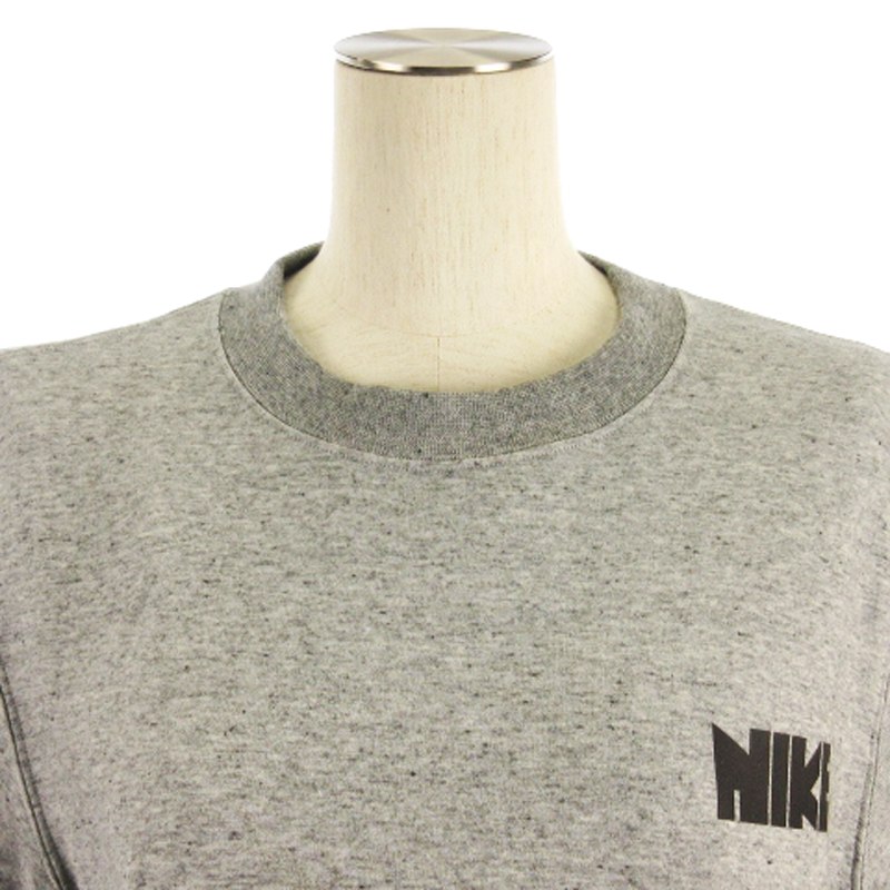 ナイキ NIKE × サカイ SACAI バックプリーツ カットソー 半袖 切替 