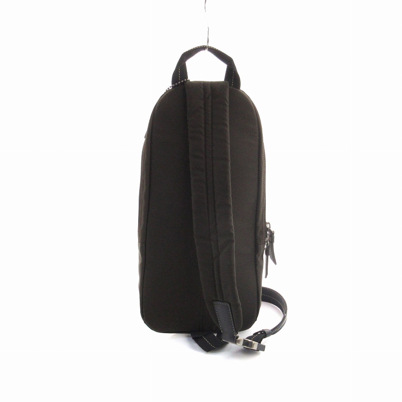 コーチ COACH Varick Nylon Sling ボディバッグ クロスボディ 茶