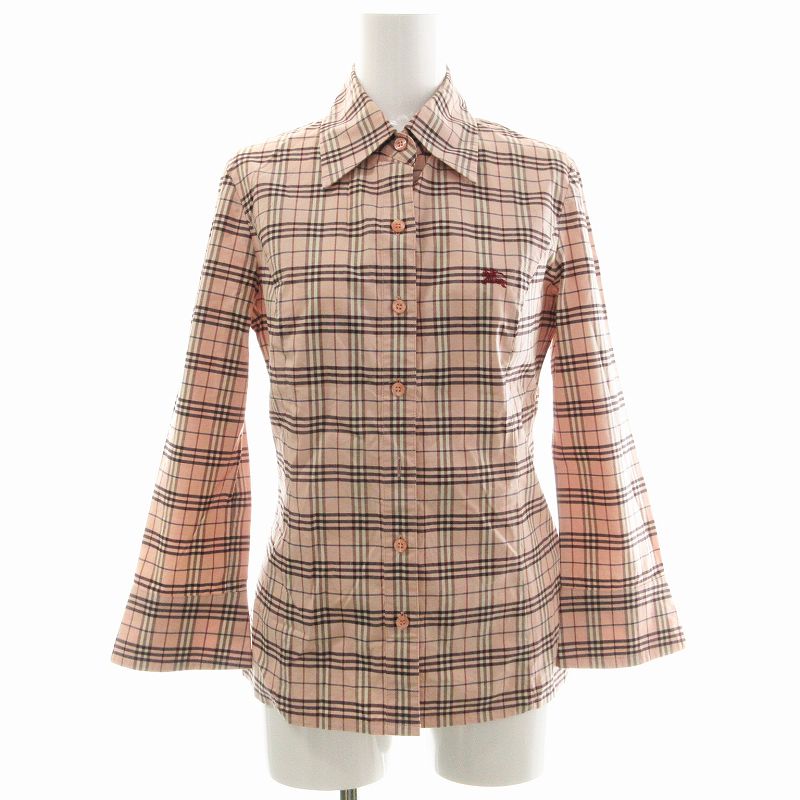 バーバリーブルーレーベル BURBERRY BLUE LABEL ノバチェック シャツ  