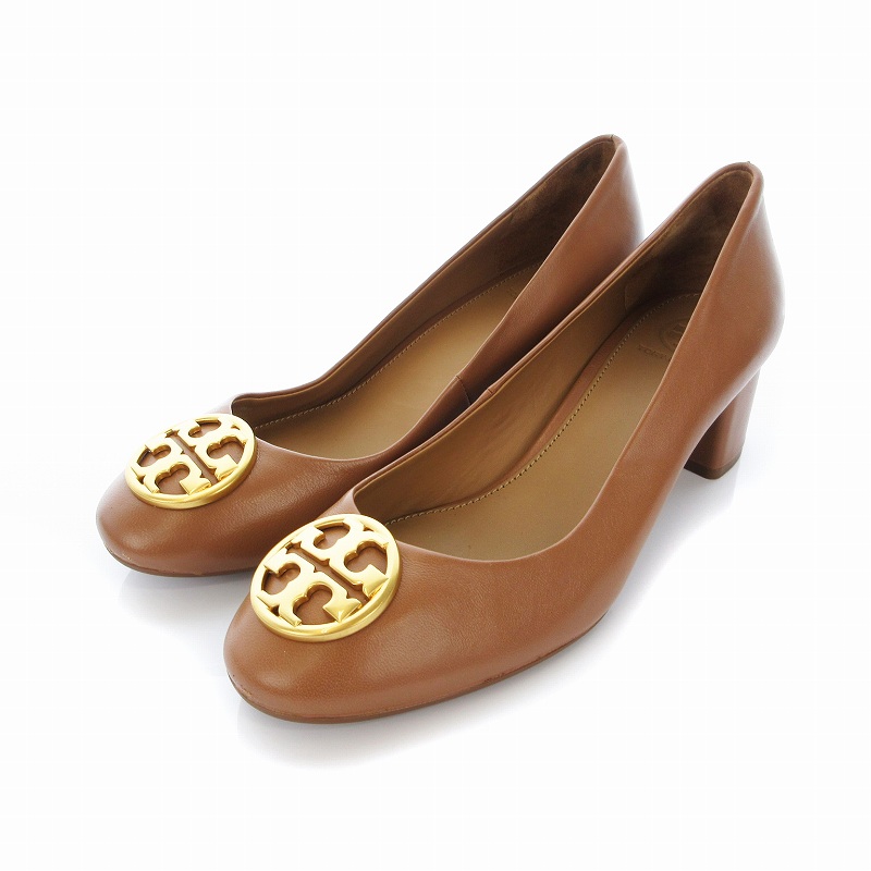 トリーバーチ TORY BURCH パンプス ラウンドトゥ チャンキーヒール 7 