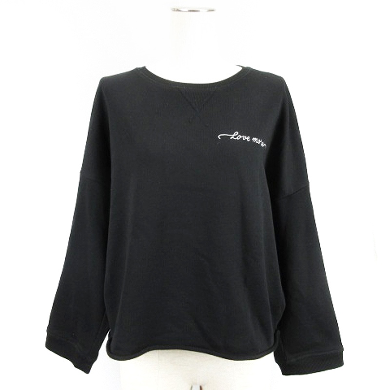 ディーゼル DIESEL トレーナー スウェット ブラック XS 240902E  