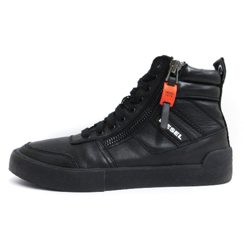 ディーゼル DIESEL S-DVELOWS スニーカー ハイカット レザー 黒 