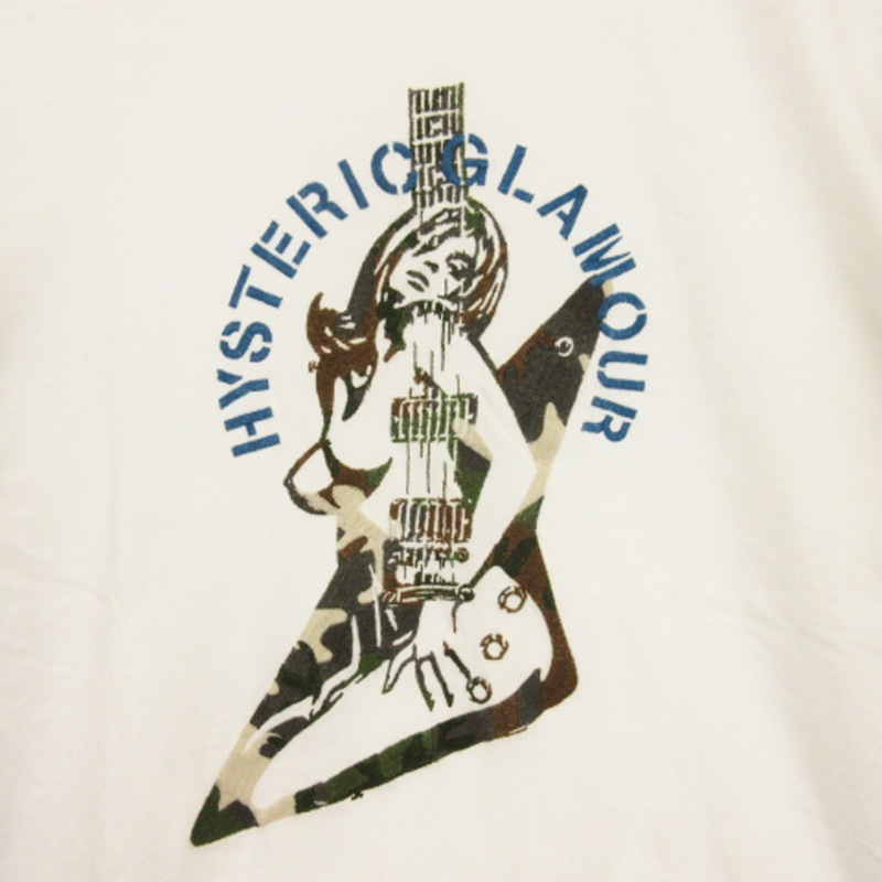 ヒステリックグラマー HYSTERIC GLAMOUR GUITAR GIRL ギター ガール T 