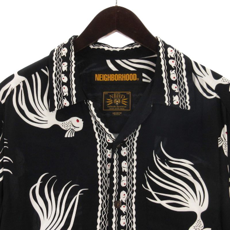 ネイバーフッド NEIGHBORHOOD OTHA FISH ALOHA R-SHIRT SS アロハ 