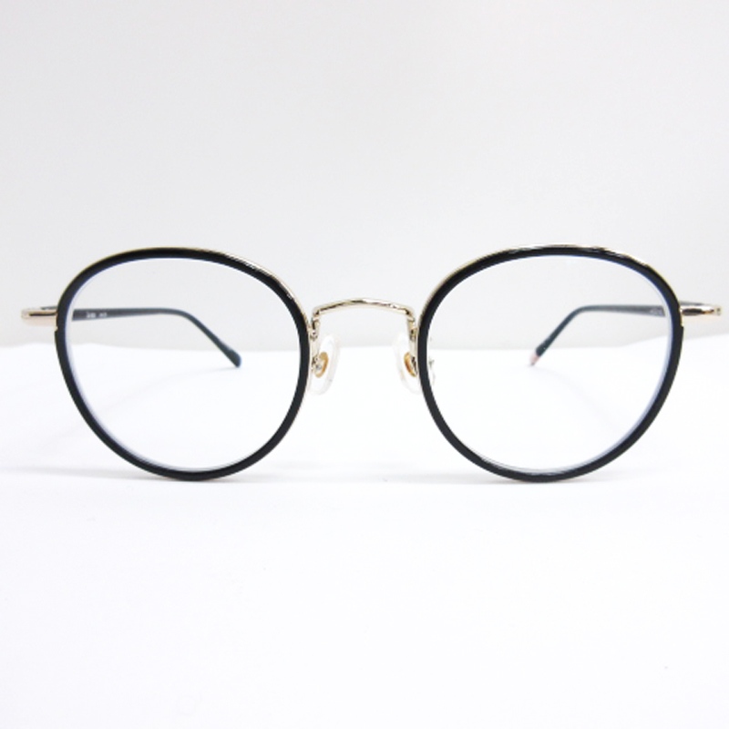 アニュー ANU 眼鏡 メガネフレーム 度入り ボストン AN-35 ブラック