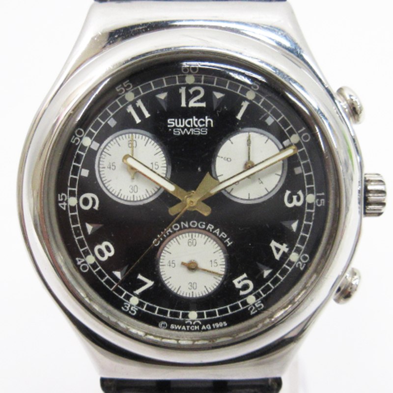 スウォッチ SWATCH irony アイロニー 1995 腕時計 クォーツ クロノ 