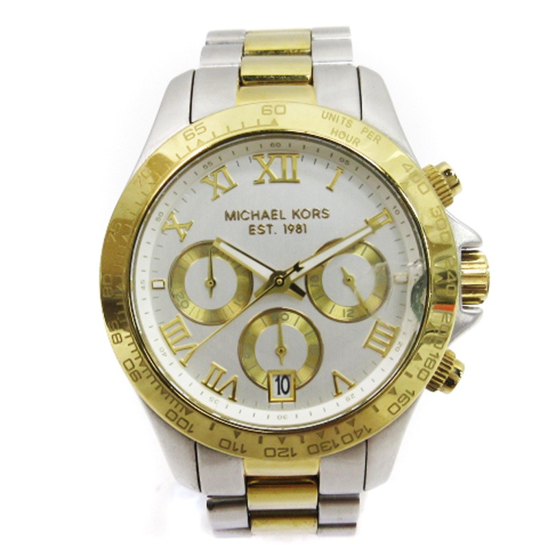 MICHEAL KORS 金 腕時計 MICHAEL KORS - マイケルコース/時計/ゴールドの通販 by T's shop