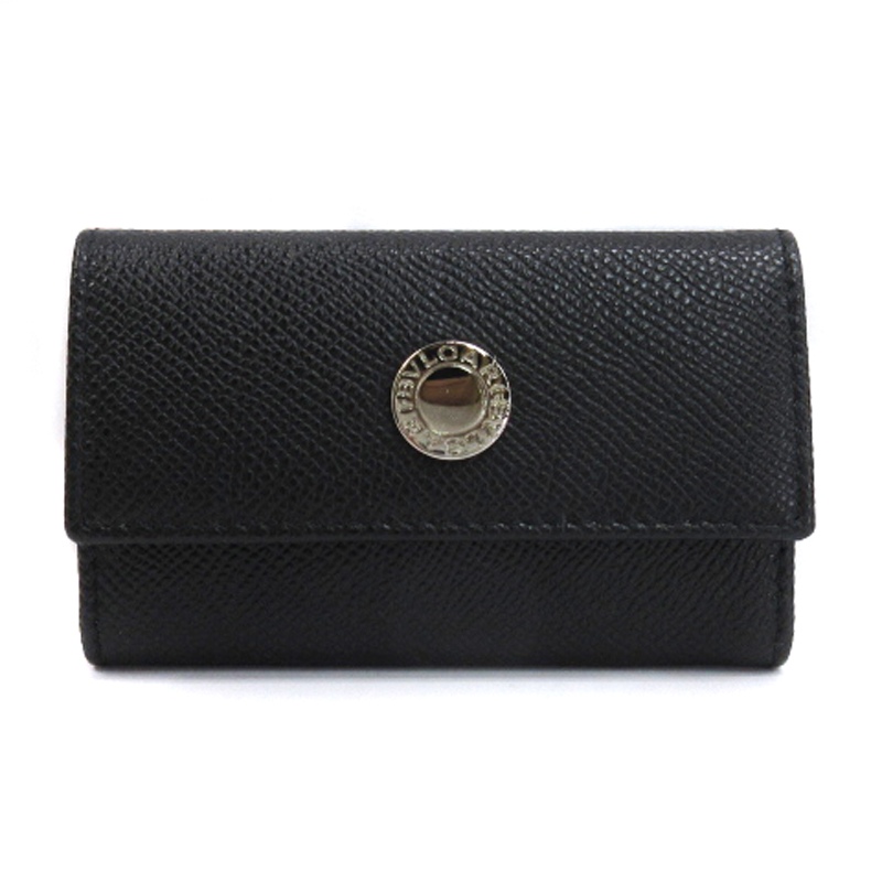 未使用品 ブルガリ BVLGARI Key holder small 6連 キーケース レザー  