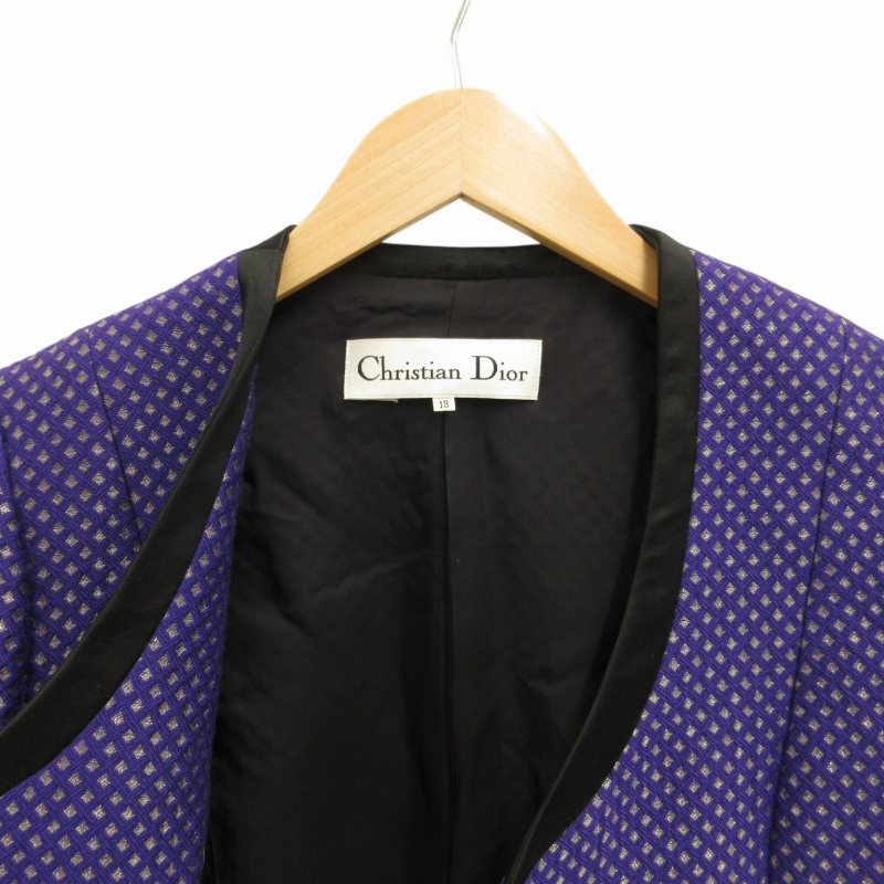 クリスチャンディオール Christian Dior ノーカラージャケット