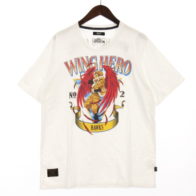 グラム glamb × ヒロアカ Hawks ホークス Tシャツ カットソー 半袖